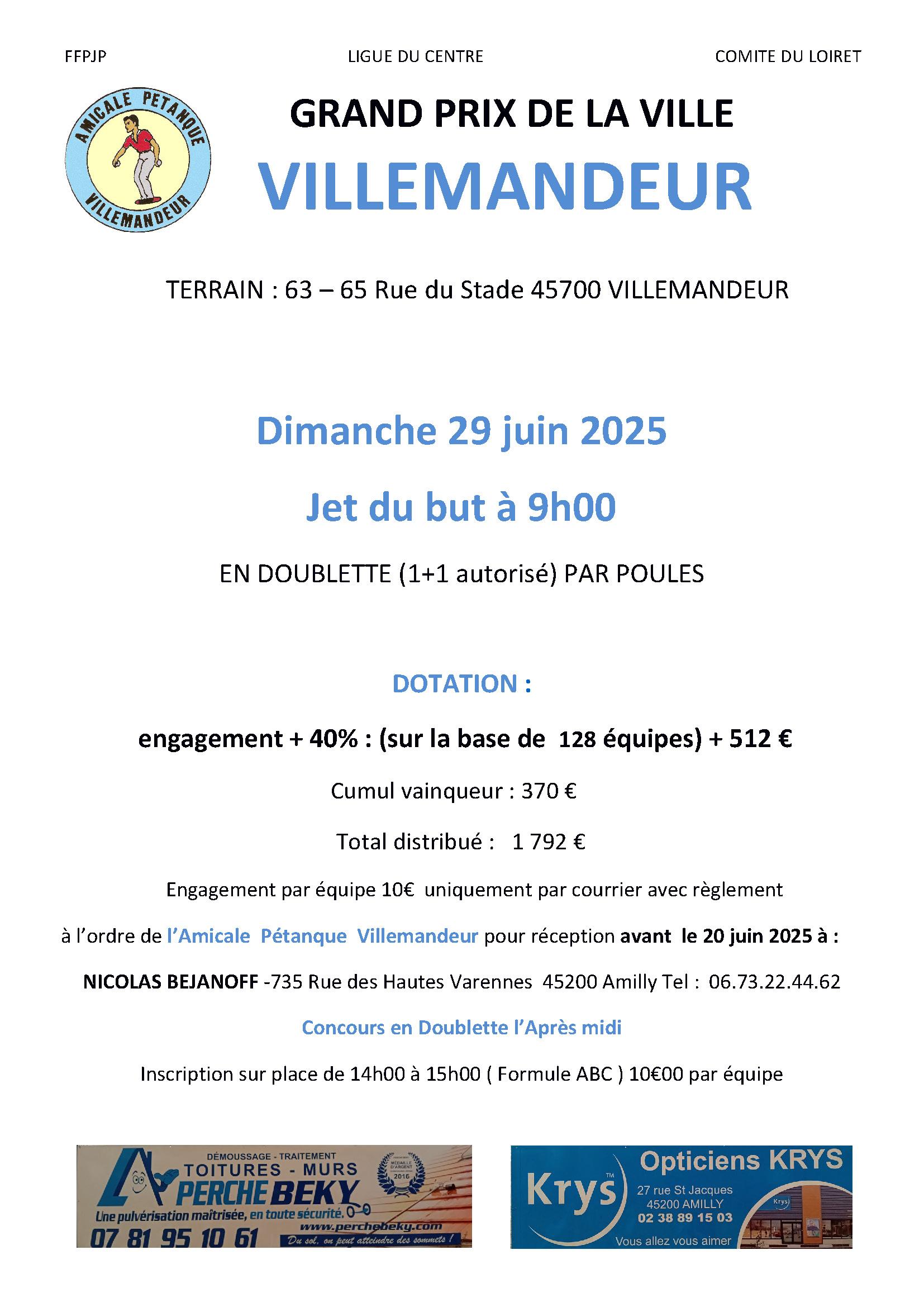 Affiche grand prix 2025
